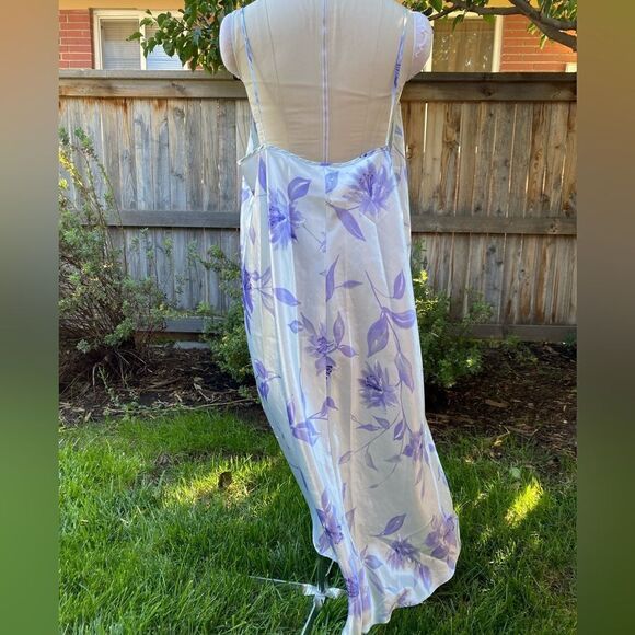 California Dynasty Vintage 2XL Gown mint & periwinkle - Picture 2 of 11